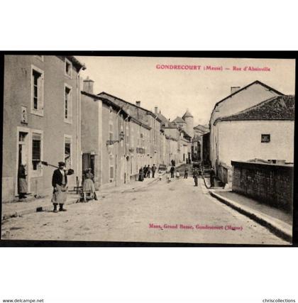 55 - GONDRECOURT (Meuse) - Rue d'Abainville