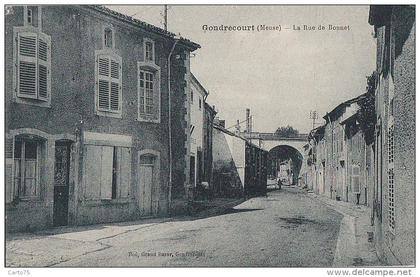 Gondrecourt 55 - Rue de Bonnet - Cachet Gondrecourt le Château 1932