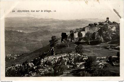 Gourdon, Vue sur le Village