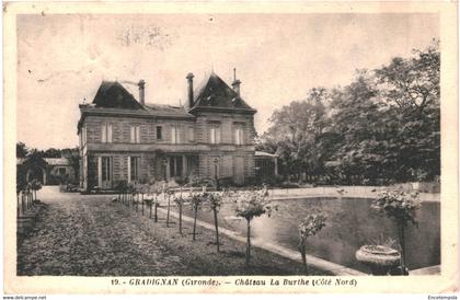 CPA Carte Postale  France  -Gradignan Château  la Burthe  1937  VM45555ok