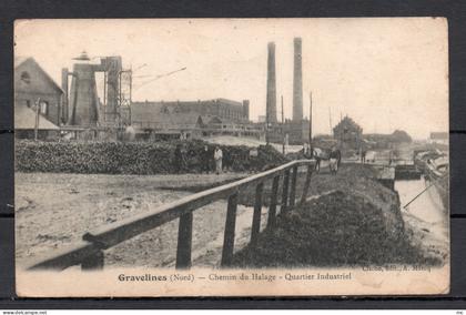 59 - Gravelines - Chemin du Halage - Quartier Industriel