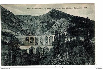 CPA-Carte postale France-La Motte-d'Aveillans-Viaducs de Loulla Ligne de la Mure   -VM31545at