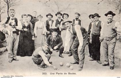 GRENOBLE UNE PARTIE DE BOULES