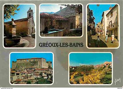 04 - Gréoux les Bains - Multivues - CPM - Voir Scans Recto-Verso