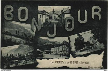 CPA GRESY-sur-ISERE Bonjour de Gresy-sur-Isere - Scenes (1193277)