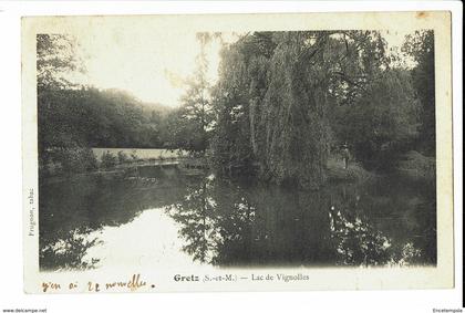 CPA - Carte Postale -FRANCE - Gretz Armainvilliers  - Lac de  Vignolles 1905 - S827