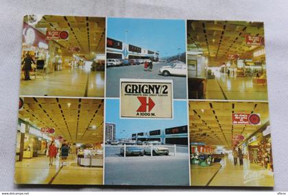 Cpm, Grigny, le centre commercial principal Grigny 2, Essonne 91