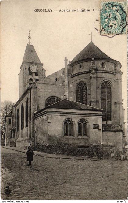 CPA Groslay Abside de l'Eglise (1317898)