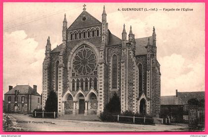 Guenrouet - Façade de l'Eglise - Collection F. CHAPEAU