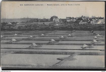 Guérande - Marais Salants près la Route à Saillé