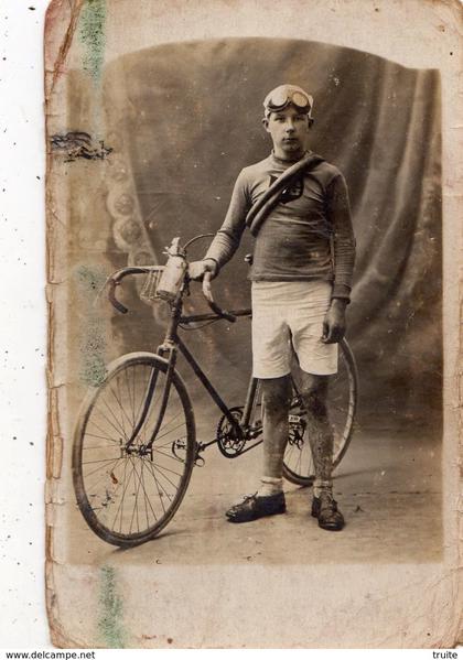 GUERET ? COUREUR CYCLISTE CARTE PHOTO