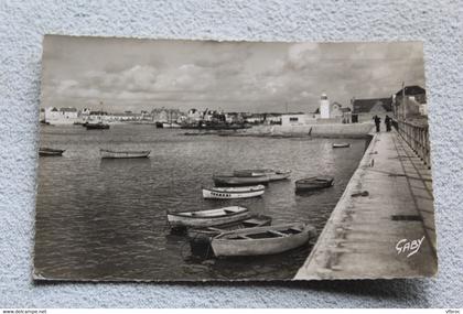 Cpsm 1956, Guilvinec, la jetée de Léchlagat, Finistère 29