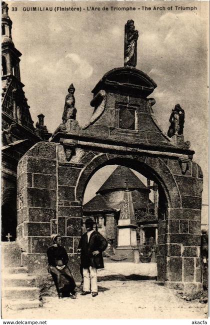 CPA Guimiliau - L'Arc de Triomphe (1033120)