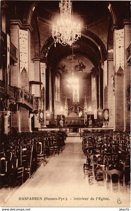 CPA AK HASPARREN Intérieur de l'Église (412559)