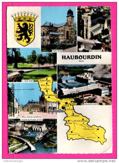 Haubourdin - Blason - Multivues - CIM - 1964 ( N 2685 )