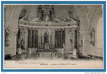 41 - HERBAULT -- Intérieur de l'Eglise -