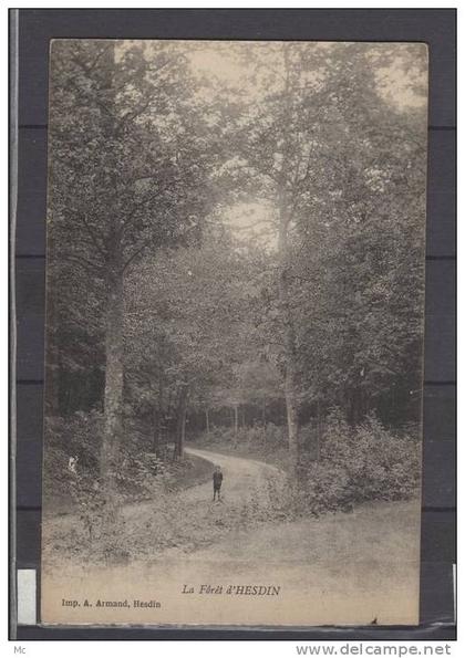 62 - La Foret d'Hesdin - Homme - Animée - Imp. A. Armand, Hesdin