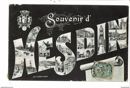 CPA-Carte postale France Hesdin -Souvenir d' Hesdin multi vues 1906 VM31620at