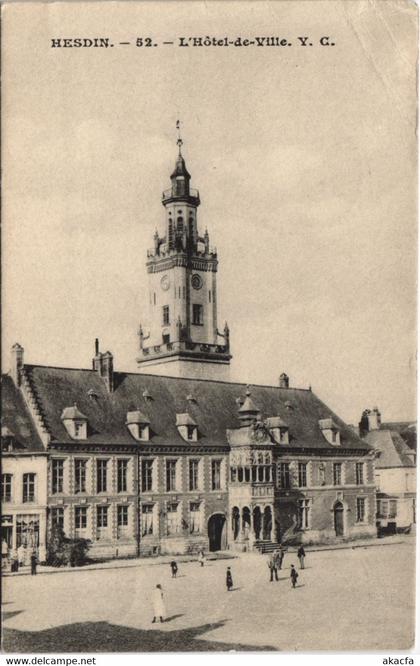 CPA HESDIN - Hotel de Ville (129534)