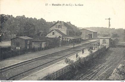 CPA Hesdin La Gare