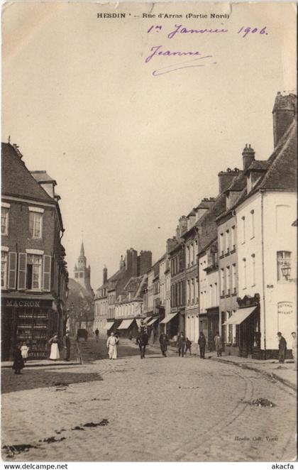 CPA HESDIN - Rue d'ARRAS (129547)