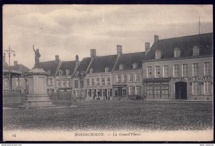 +++ CPA - France 59 - HONDSCHOOTE - HONDSHOOTE - La Grand' Place  //