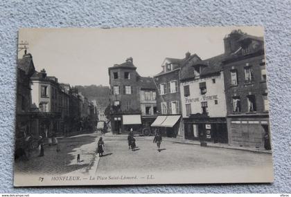 Honfleur, la place saint Léonard, Calvados 14