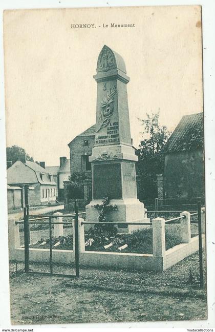 Hornoy (80.Somme) Le Monument