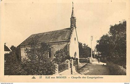 56 - Ile aux Moines - Chapelle des Congrégations - Animée - CPA - Voir Scans Recto-Verso