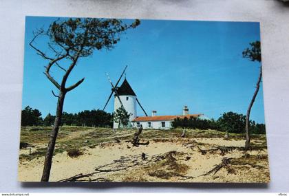 Cpm, ile de Noirmoutier, l'Epine, le moulin, Vendée 85