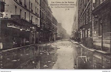 Paris Inondations de 1910 - Rue St-Dominique