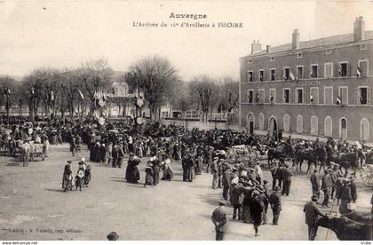 ISSOIRE L'ARRIVEE DU 16 E D'ARTILLERIE