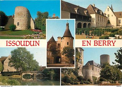 36 - Issoudun - Multivues - Flamme Postale de Issoudun - CPM - Voir Scans Recto-Verso