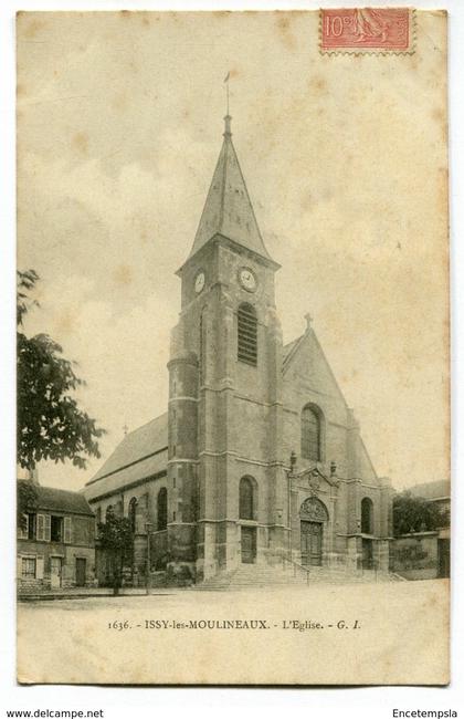 CPA - Carte Postale - France - Issy les Moulineaux - L'Eglise - 1905 (D13557)