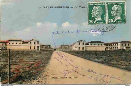 13 - Istres - Aviation - Le Poste de - CPA - Voir Scans Recto-Verso