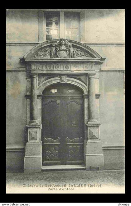 38 - Jallieu - Château du Bel-Accueil - Porte d'entrée - CPA - Carte Neuve - Voir Scans Recto-Verso