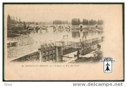 94 Joinville-le-Pont - 13. JOINVILLE-LE-PONT - L'Ecluse et Vue du Pont - cpa