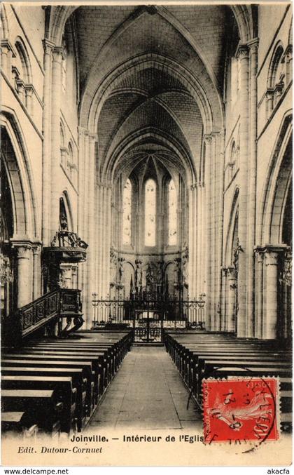 CPA JOINVILLE - Interieur de l'Église (995174)