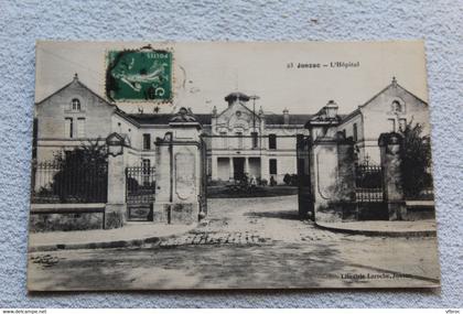 Cpa 1910, Jonzac, l'hôpital, Charente maritime 17