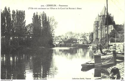 Carte Postale ancienne de JOSSELIN