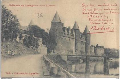 CPA Château de Josselin - Auteur Compositeur Théodore Botrel