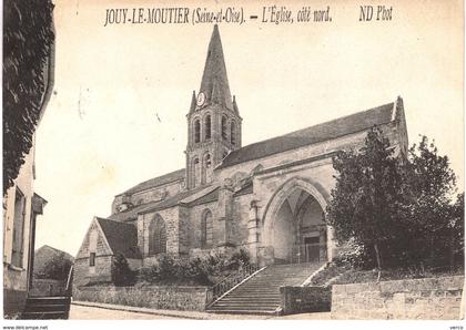 Carte Postale ANCIENNE de   JOUY le MOUTIER - Eglise