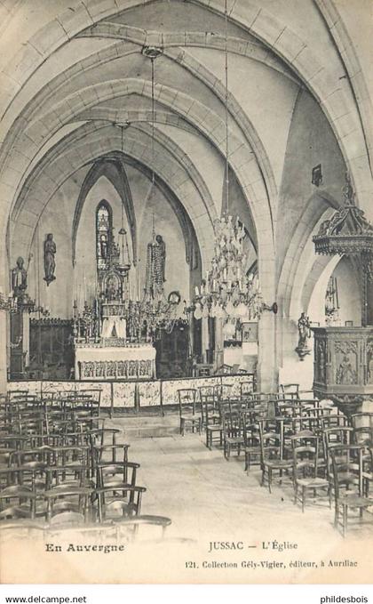 CANTAL  JUSSAC  l'église