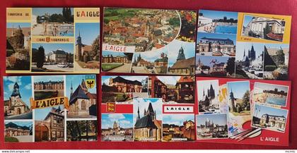 9 cartes modernes - L'Aigle  -( 61- Orne )