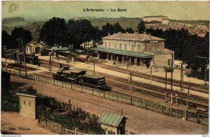 CPA AK L'ARBRESLE - La Gare (450924)