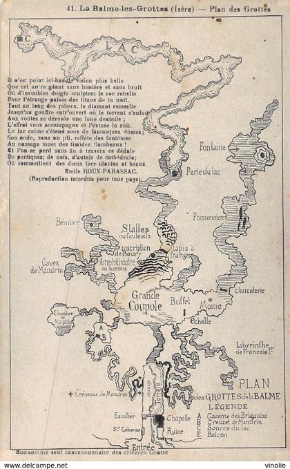 20-5243 : LA BALME LES GROTTES. PLAN.