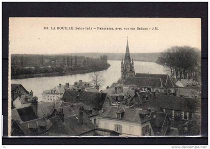 76 - La Bouille - Panorama avec Vue sur Sahurs - J.M.