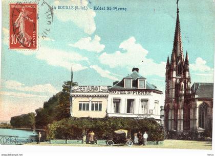 Carte POSTALE  Ancienne de  LA  BOUILLE - Hôtel St PIERRE