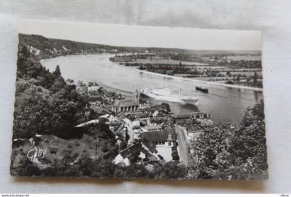 Cpsm, la Bouille, vue générale, Seine Maritime 76