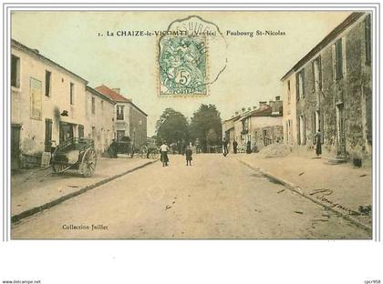 85.LA CHAIZE LE VICOMTE. FAUBOURG ST NICOLAS